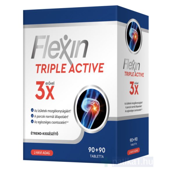 Flexin Triple Active étrendkiegészítő tabletta 180x