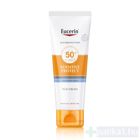 Eucerin Sun Sensitive Protect Napozó krém arcra FF50+ 50 ml