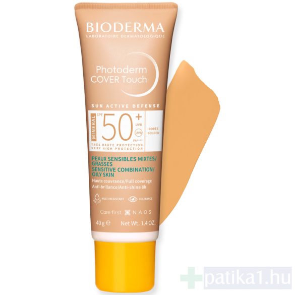 Bioderma Photoderm COVER Touch MINERAL SPF50+ golden (arany) 40 g