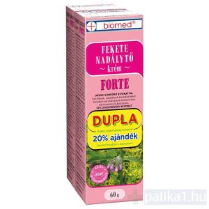 Biomed Fekete nadálytő krém Forte DUPLA 2x60 g