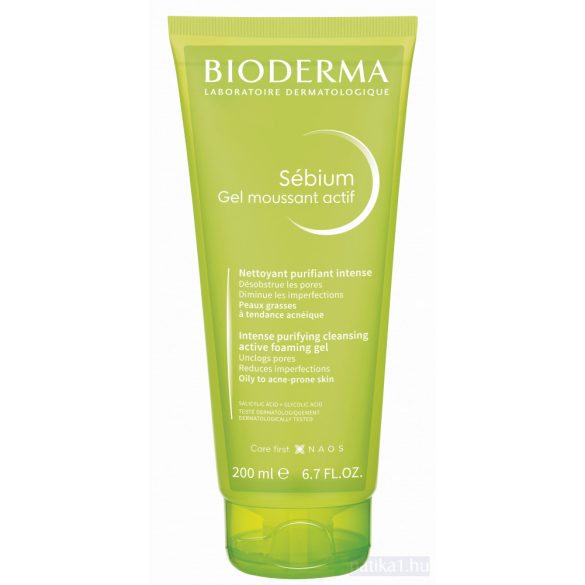 Bioderma Sébium Moussant ACTIF habzó gél 200 ml