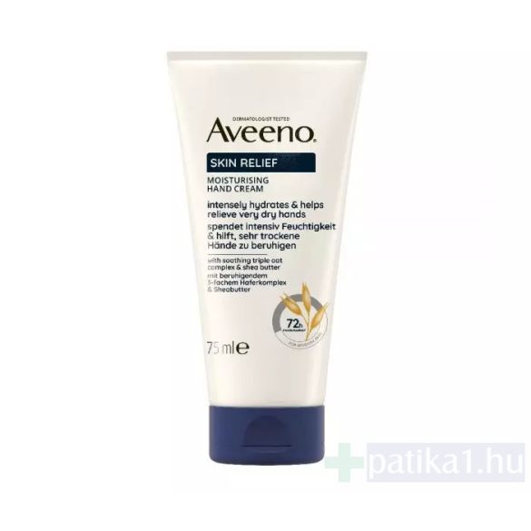 Aveeno Skin Relief hidratáló illatmentes kézkrém 75 ml