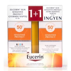   Eucerin Sun Sensitive Protect Gyermek csomag  FF50+ (150+150ml)