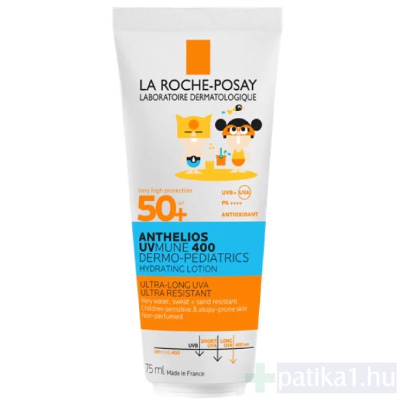 LRP Anthelios UVMUNE 400 Gyerek Tej SPF50+ 75 ml