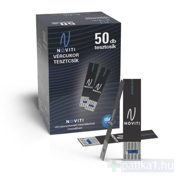Noviti tesztcsík vércukormérőhöz 50x