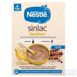   Sinlac rizs és szentjánoskenyérmag alapú banános pép 300 g