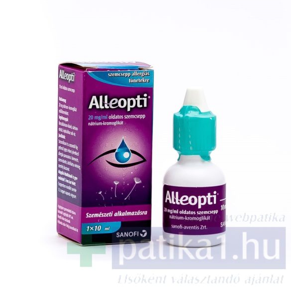 Alleopti 20 mg/ml oldatos szemcsepp 10 ml 