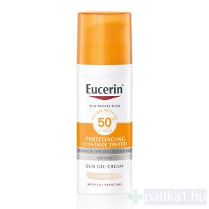 Eucerin Sun Photoaging Control színezett napozókrém arcra light SPF50+ 