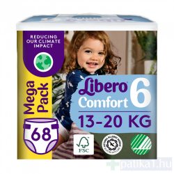 Libero Comfort 6, 13-20kg, MEGA PACK 68x