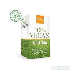 BioCo Vegan C+D Duo Retard filmtabletta 90 db 100% vegán