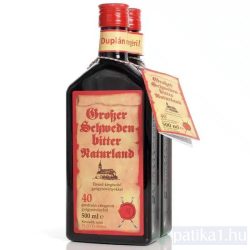   Nagy Svédcsepp DUO 40 gyógynövénnyel 1% alkohol Naturland 2x500 ml