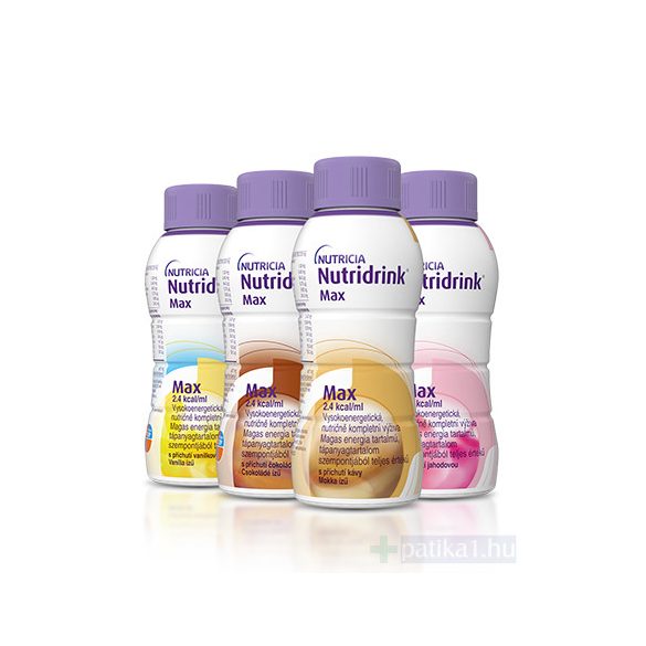 Nutridrink Max eper ízű speciális élelmiszer 4x300 ml