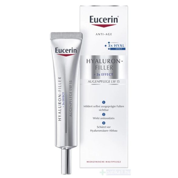 Eucerin Hyaluron-Filler Ráncfeltöltő szemránckrém 15 ml