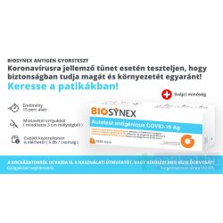 Biosynex Covid-19 antigén gyorsteszt 1x
