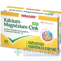 Walmark Kalcium + Magnézium + Cink aktív tabletta 30 db