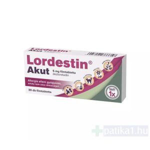 Lordestin Akut 5 mg filmtabletta 30x