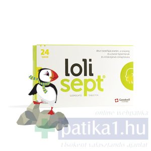 Lolisept 3 mg citrom ízű szopogató tabletta 24x