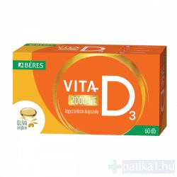   Béres Vita-D3 2000 NE étrendkiegészítő lágyzselatin kapszula 60x