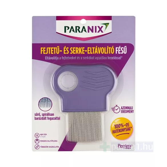 Paranit fejtetű és serke eltávolító fésű 1x