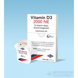   IBSA D3-vitamin 2000 NE szájban oldódó lapka narancsos 30x