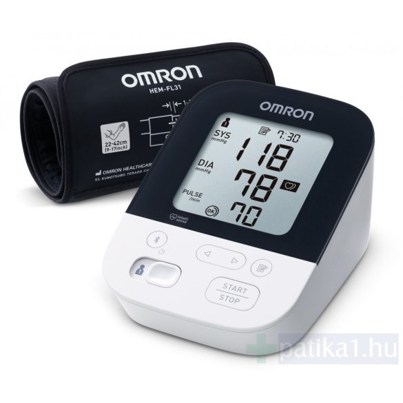 OMRON M4 Intelli IT Intellisense felkaros okos-vérnyomásmérő Bluetooth adatátvitellel  - ingyenes kiszállítással