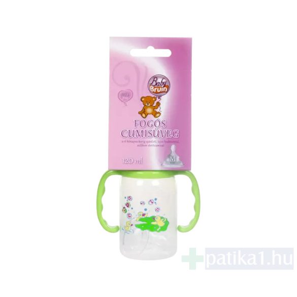Baby Bruin cumisüveg PP BPA mentes 120 ml fogóval
