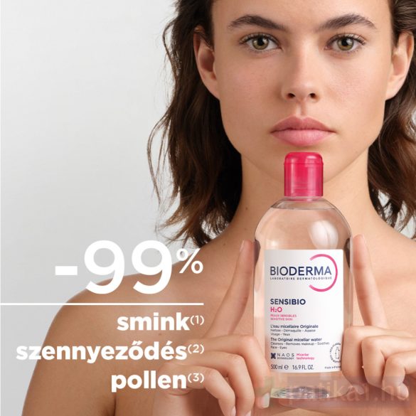 Bioderma Sensibio H2O arc-és sminklemosó 500 ml