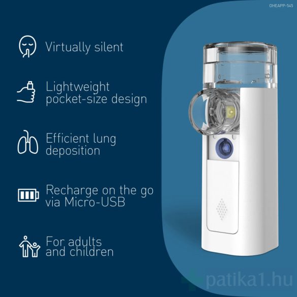 Omron Feellife by MiniAir 360+ rezgőmembrános mesh inhalátor