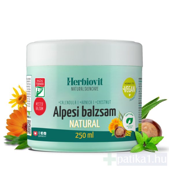 Herbiovit Alpesi Natural balzsam 250 ml