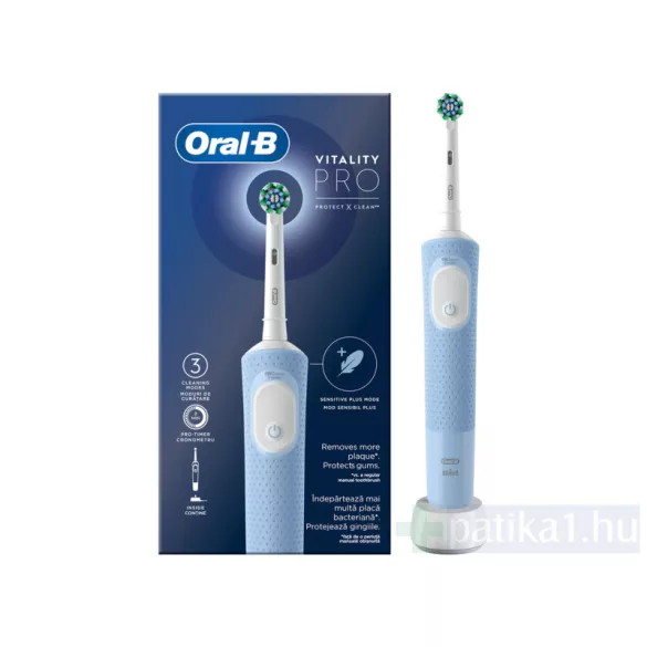Oral-B Vitality PRO elektoromos fogkefe Vapor Blue