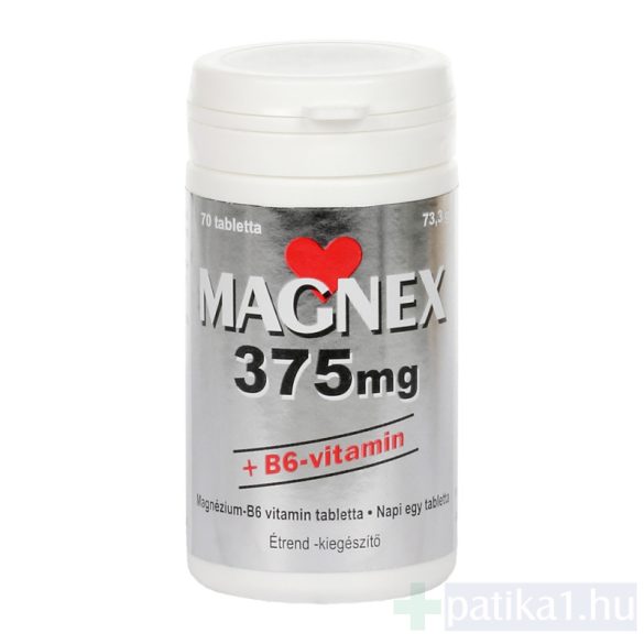 Magnex 375 mg + B6-vitamin tabletta 70x