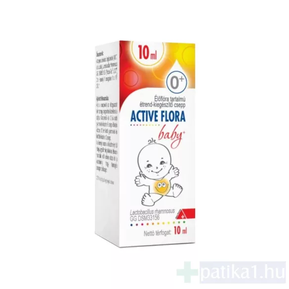 Active Flora Baby+ étrendkiegészítő cseppek 10 ml