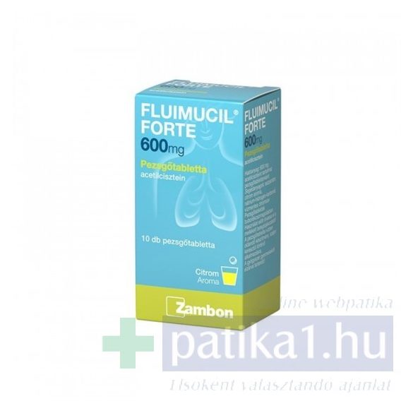 Fluimucil Forte 600 mg pezsgőtabletta 10x