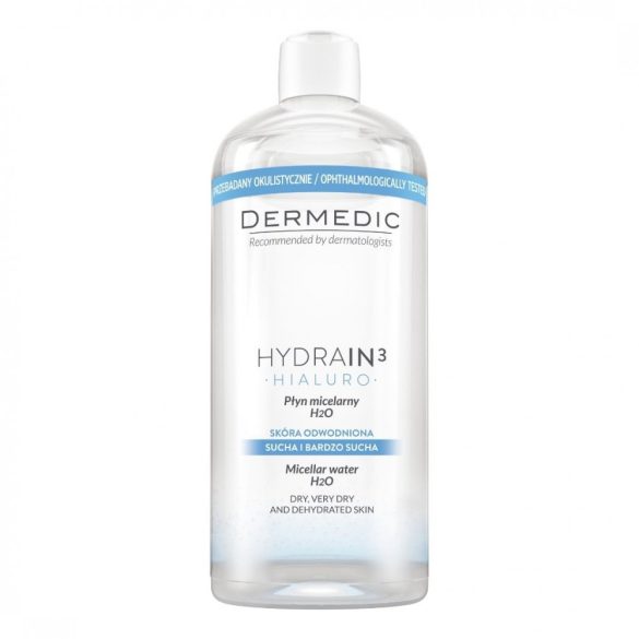 Dermedic Hydrain3 Micellás víz H2O 500 ml