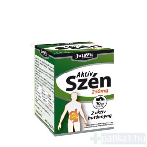 JutaVit Aktív szén tabletta 250 mg 30x