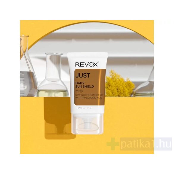 Revox B77 Just Daily Sunshield Fényvédő UVA+UVB hyaluronic SPF 50+ krém 30 ml 