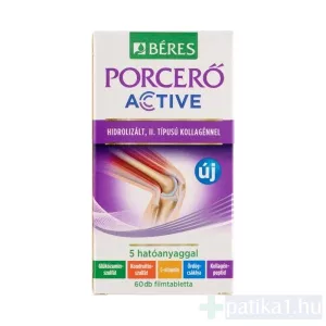 Béres Porcerő Active étrendkiegészítő filmtabletta 60x