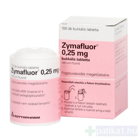 Zymafluor 0,25 mg bukkális tabletta 100 db