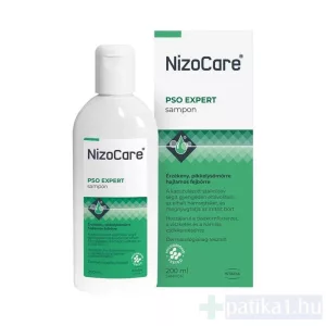 NizoCare PSO Expert sampon érzékeny, pikkelysömörre hajlamos fejbőrre 200 ml 