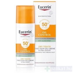 Eucerin Sun Oil Control krém-gél arcra FF50+ 50 ml