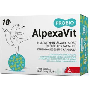 AlpexaVit Probio 18+ kapszula 30x