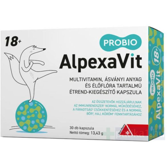 AlpexaVit Probio 18+ kapszula 30x