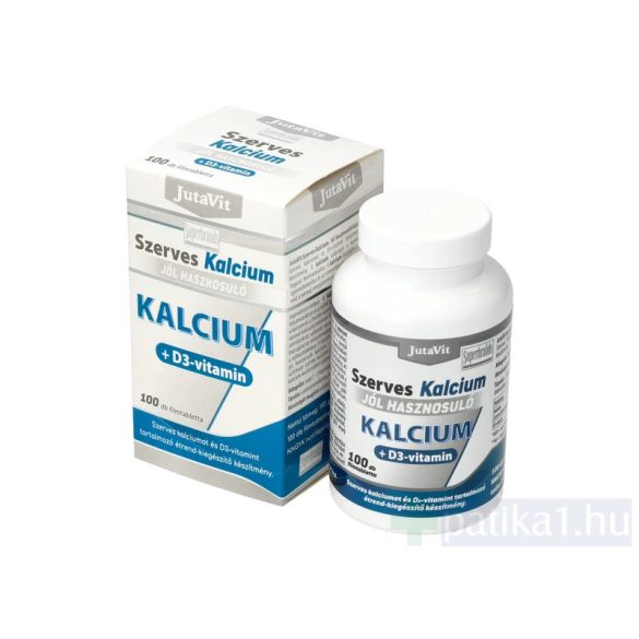 JutaVit Szerves calcium + D3 filmtabletta 100x