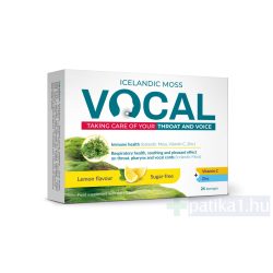 Vocal szopogató tabletta citrom 24x