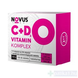 Novus Line Komplex C + D3-vitamin tabletta 100x