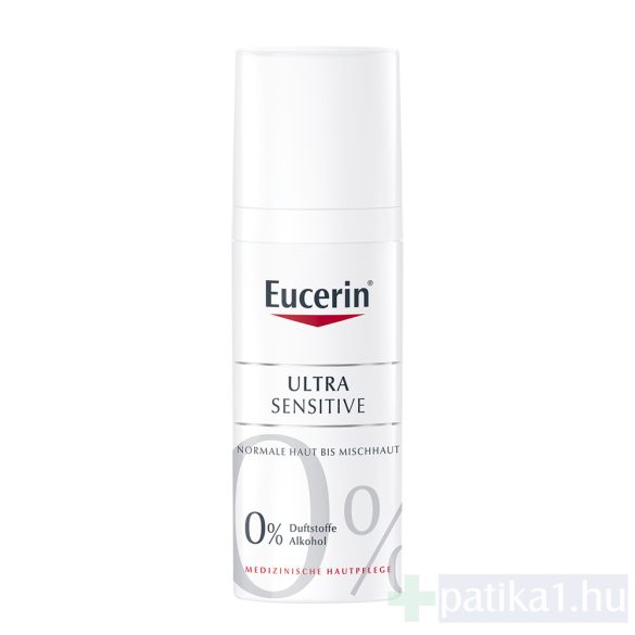 Eucerin UltraSensitive arcápoló normál, vegyes bőrre 50 ml