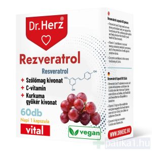 Dr. Herz Rezveratrol kapszula 60x