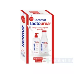   Lactovit Ajándék csomag Lactourea (tusfürdő 600ml + Testápoló 400ml)