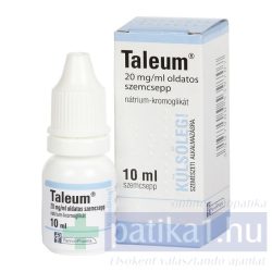 Taleum szemcsepp 20 mg/ml 10 ml 