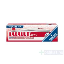   Lacalut Aktív preventív fogkrém + Fogkefe Special Edition 75 ml + 1 db